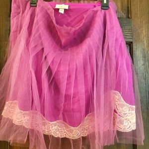 18w fuchsia skirt by Rodarte